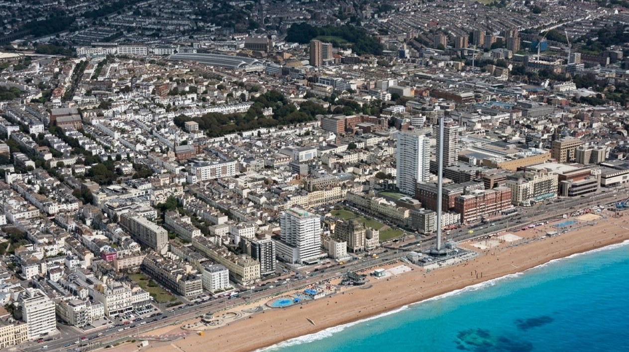 Brighton, Inglaterra: Atrevida, hermosa y deliciosamente salvaje